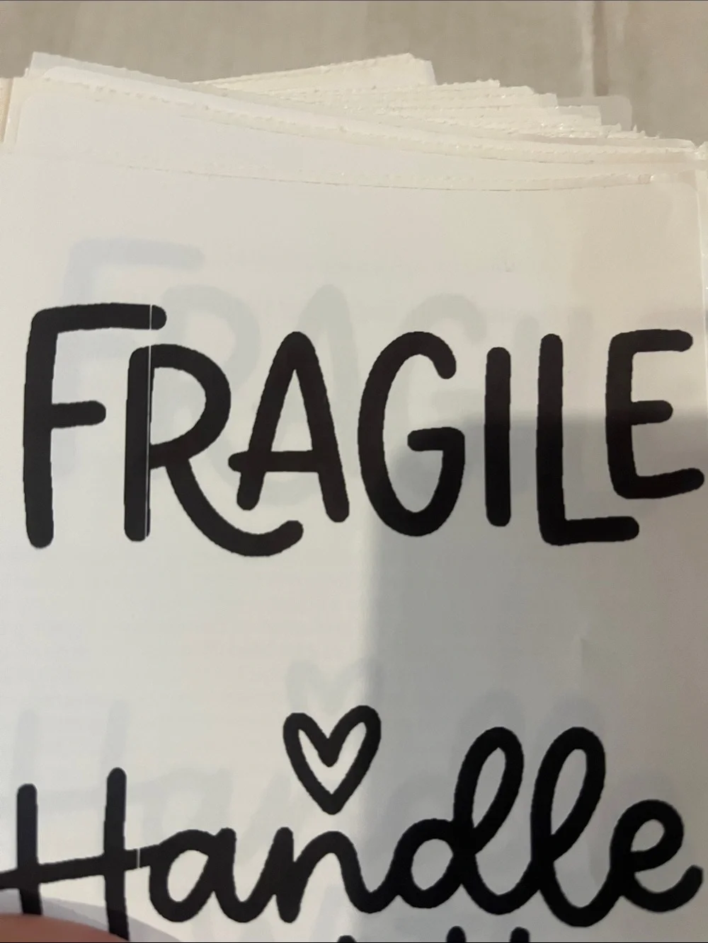 (30) Hand Crafted White 